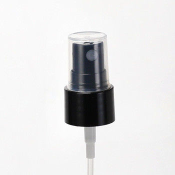 Pulverizador fino com nervuras preto da névoa do certificado 18mm do GV para a garrafa cosmética