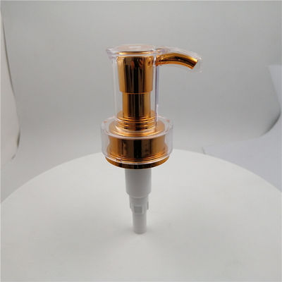 bomba do distribuidor do champô 1.5ml/T de 33mm, bomba do distribuidor do sabão do ouro para o condicionador de cabelo