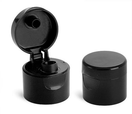 Circularmente não para derramar vários tamanhos pretos de 28mm Flip Top Bottle Caps In
