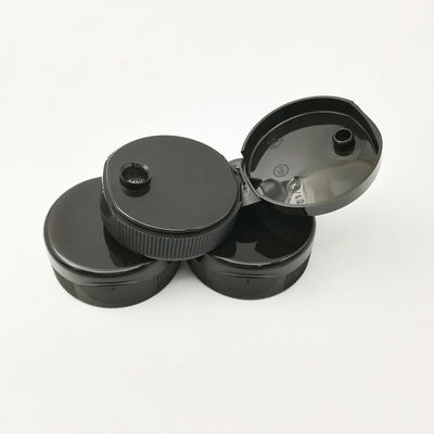 A cor preta do multi uso derrama não Flip Top Cap 28mm para a garrafa vazia