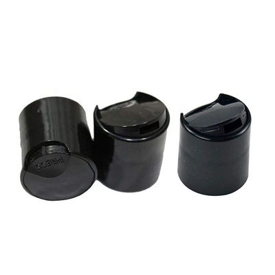 Tampão superior não do disco preto e branco do derramamento 20/410 para a garrafa do champô