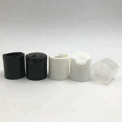 Tampão superior não do disco preto e branco do derramamento 20/410 para a garrafa do champô