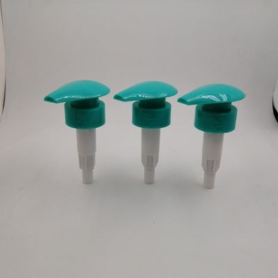 Não derramando a bomba da garrafa da loção de 33mm, bomba do sabão verde para produtos da assistência ao domicílio