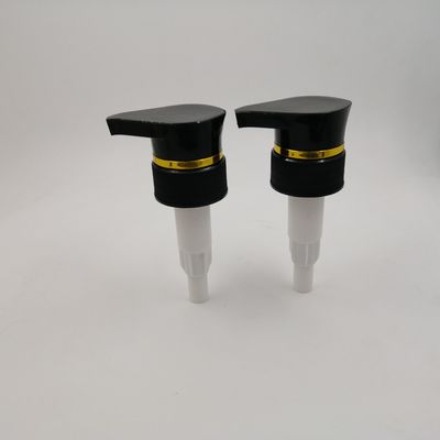 Parafuse o tipo bomba da loção do preto da dosagem 1.5ml/T de 33mm para a garrafa líquida