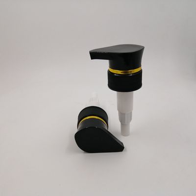 Parafuse o tipo bomba da loção do preto da dosagem 1.5ml/T de 33mm para a garrafa líquida