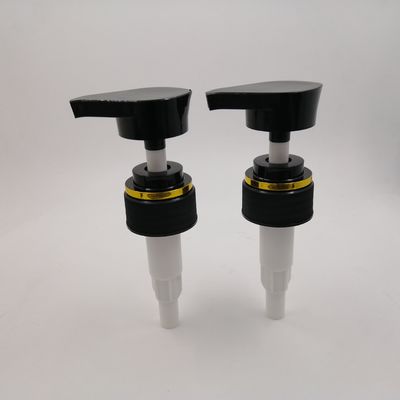 Parafuse o tipo bomba da loção do preto da dosagem 1.5ml/T de 33mm para a garrafa líquida