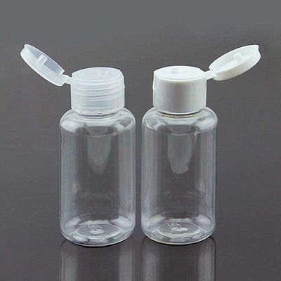 Animal de estimação cosmético 30ml plástico Flip Top Cap Bottle, 24mm Flip Top Cap Portable
