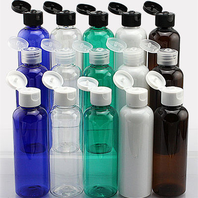 Animal de estimação cosmético 30ml plástico Flip Top Cap Bottle, 24mm Flip Top Cap Portable