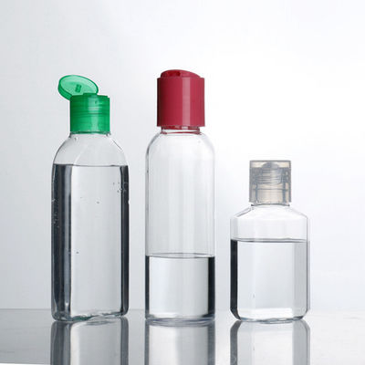 Animal de estimação cosmético 30ml plástico Flip Top Cap Bottle, 24mm Flip Top Cap Portable