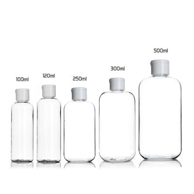 Animal de estimação cosmético 30ml plástico Flip Top Cap Bottle, 24mm Flip Top Cap Portable