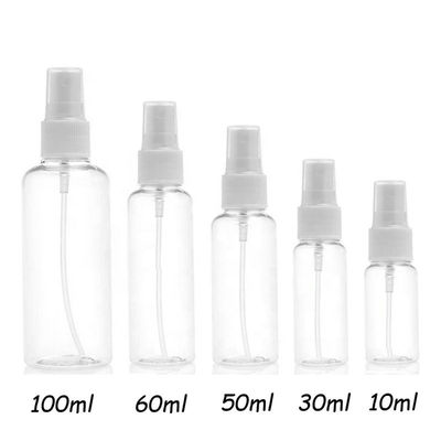 O pulverizador plástico personalizado da bomba da cor engarrafa 10ml 30ml 50ml 60ml 100ml