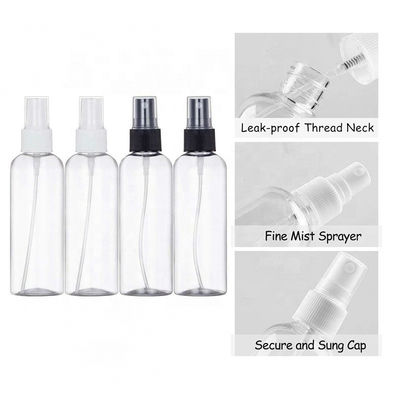 O pulverizador plástico personalizado da bomba da cor engarrafa 10ml 30ml 50ml 60ml 100ml