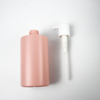 garrafas plásticas vazias cosméticas da garrafa de leite do corpo da lavagem da mão da garrafa do HDPE 500ml para o champô e o condicionador