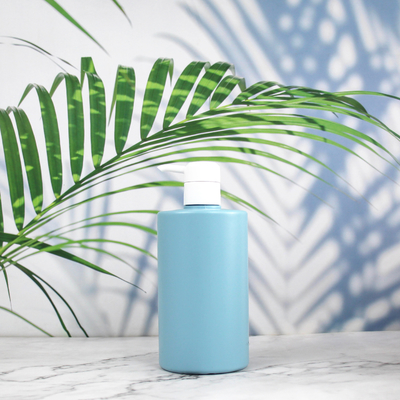 garrafas plásticas vazias cosméticas da garrafa de leite do corpo da lavagem da mão da garrafa do HDPE 500ml para o champô e o condicionador